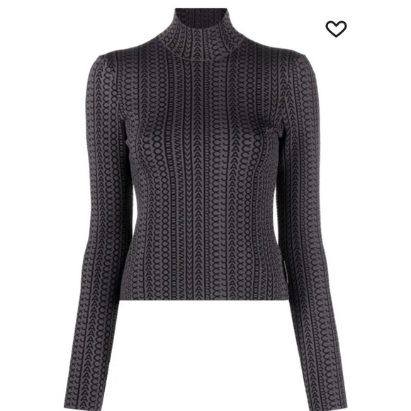 Marc Jacobs Tops - MARC JACOBS The Monogram mock neck large compact knit
